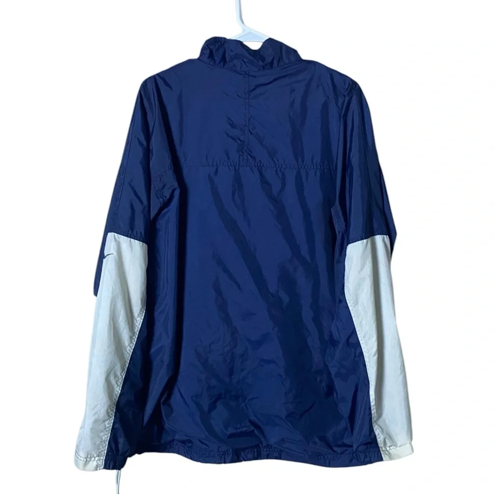 Vintage Nike Windbreaker Track Jacket Hoodie Large Grey Tag Athleisure Y2K‎
